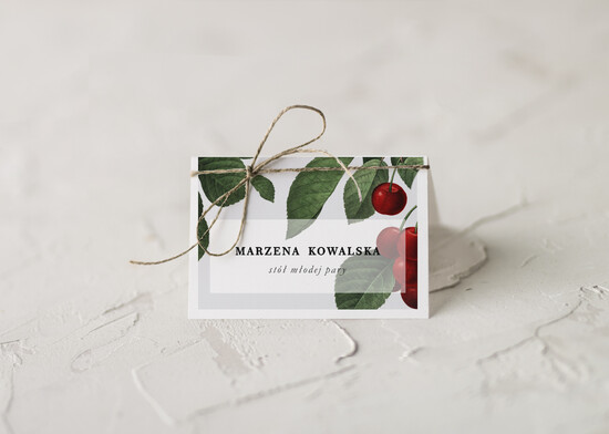 Winietki botaniczne podróżnicze  karteczki ślubne winietki weselne, rustykalne 16/Vbot/w