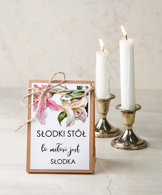 Numery na stół botaniczne podróżnicze  usadzenie gości numery na stół weselny, kwiaty boho piekne kolory 02/bot/nrS