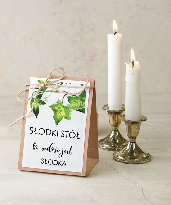 Numery na stół botaniczne podróżnicze  numery na stoły weselne, przepiekne ilustracje w stylu boho 13/bot/nrS