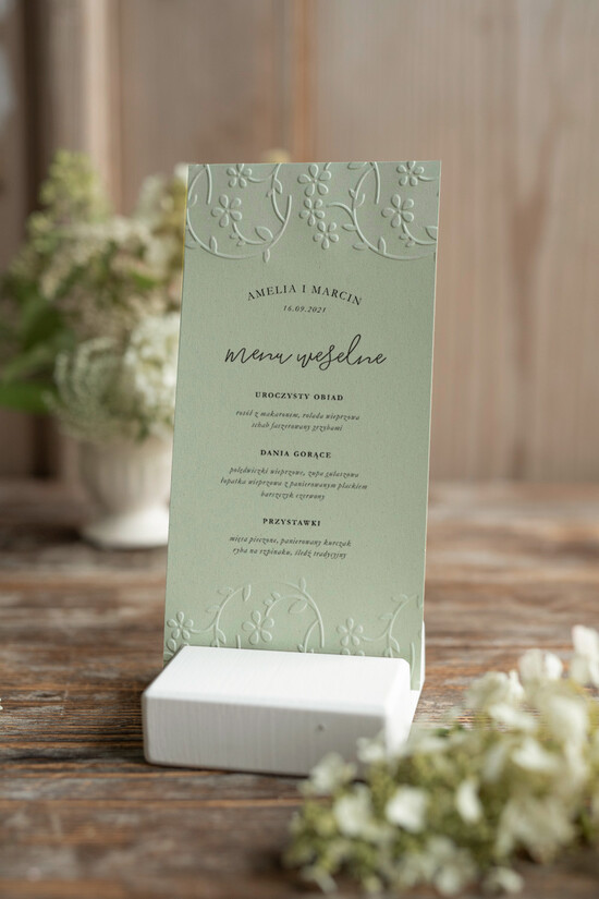 Menu rustykalne menu weselne na stoły karta dań weselnych, rustykalne wasza treść 5/włn/m