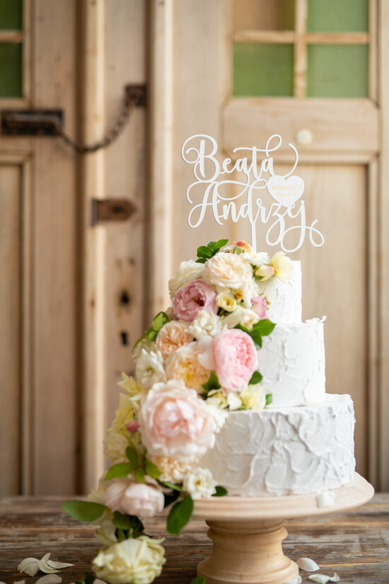 Figurki na tort / cake topper statuetki akryl złoty topper na tort weselny  10/topperpelxi/ST