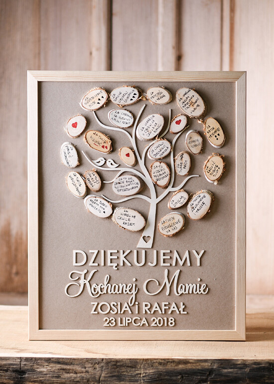Prezenty, Podziękowania dla Rodziców Ramy prezenty dla rodziców na podziekowanie, rustykalne wesele rama drzewko 05/RODZz/rama
