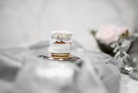 Słodkości / miodki - czekoladki Miody i słoiczki Nutella prezent dla gości weselnych, miód małe słoiczki 01/GLz3/MD