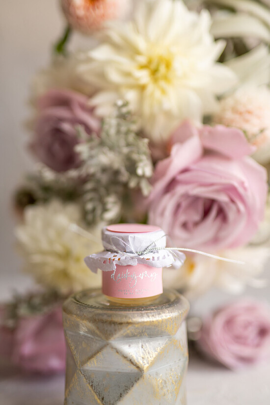 Słodkości / miodki - czekoladki Miody i słoiczki Nutella cudowne podziękowania, słoiczki do miodu 1/silver/MD