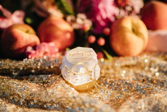 Słodkości / miodki - czekoladki Miody i słoiczki Nutella prezenty dla gości na weselu, słoiczki miodu 14/GLz/MD