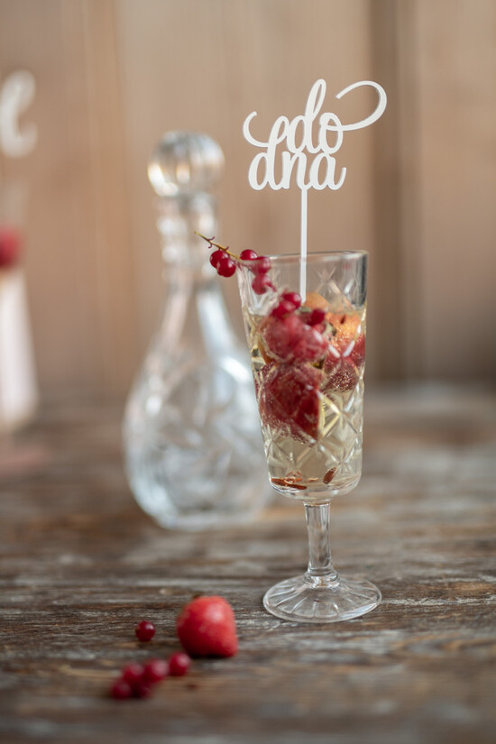 Figurki na tort / cake topper statuetki do drinków ozdoby na tort weselny    10/acrylo/ST