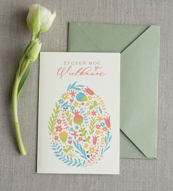 Kartki Wielkanocne kartki wielkanocne  kolorowe kartki na Wielkanoc personalizowana kartka na Wielkanoc   24/wielkanoc/ksww