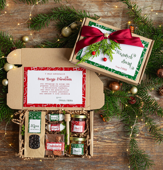 Prezenty oferta dla Firm kawa  herbata miód Prezenty świąteczne dla pracowników, prezenty biznesowe dla firm z kawą i herbatą, upominki na święt 16/EkoMiniWs/swieta
