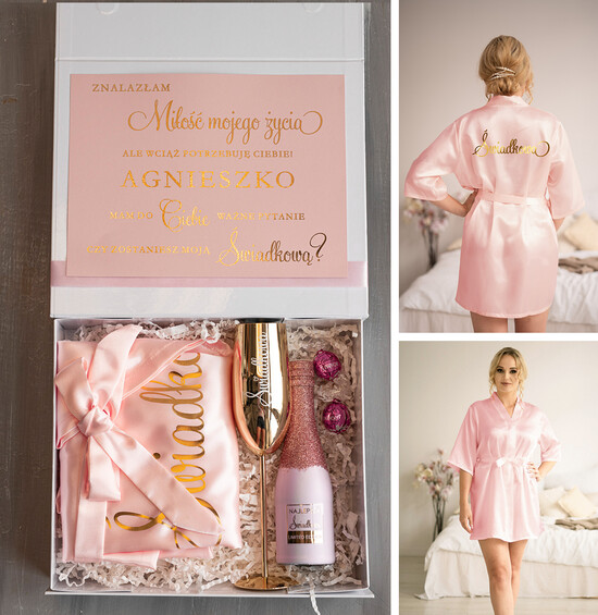 Prezenty dla świadków boxy prezentowy dla Świadkowej, prośba o świadkowanie  pomysł na prośbę o świadkowanie, prezent dla świadkowej zestaw kosmetyków, złoty kieliszek i brokato 22/boxNowSzI/swiadkowa