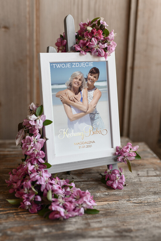 Prezenty dla Babci i Dziadka Prezenty dla Babci  prezenty z okazji dnia babci ramka z Twoim zdjęciem  06/Ramka/FotoRamkaB