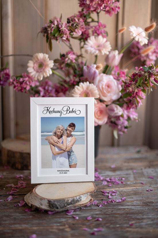 Prezenty dla Babci i Dziadka Prezenty dla Babci  prezenty dla babci ramka ze zdjęciem i dedykacją  05/Ramka/FotoRamkaB
