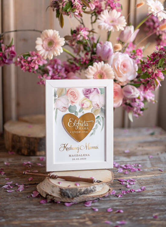 Prezenty dla Mamy ramki, puzzle, ramki na zdjęcia      Prezent z okazji dnia Mamy ramka pamiątka dla Mamy  07/serce/DLAMAMY