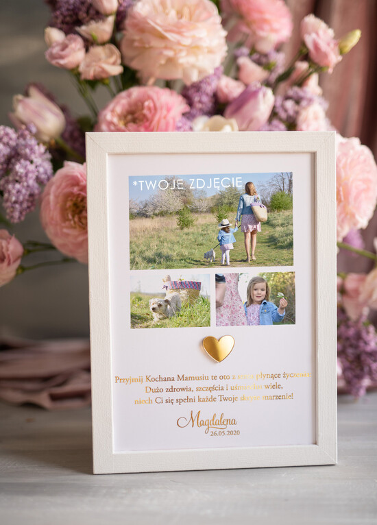 Prezenty dla Mamy ramki, puzzle, ramki na zdjęcia  najlepszy prezent dla mamy drewniana rama ze zdjęciem  03/kolazS/DLAMAMY