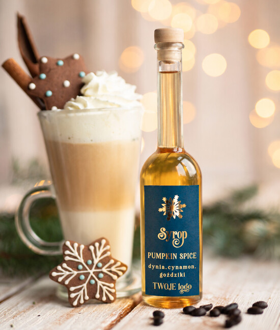 drobne prezenty dla firm MIODY KONFITURY SOKI Syrop do kawy Pumpkin Spice Dyniowy Upominki firmowe, drobne upominki Dla Firm dla pracowników, gadż 13/MKJ/USOP
