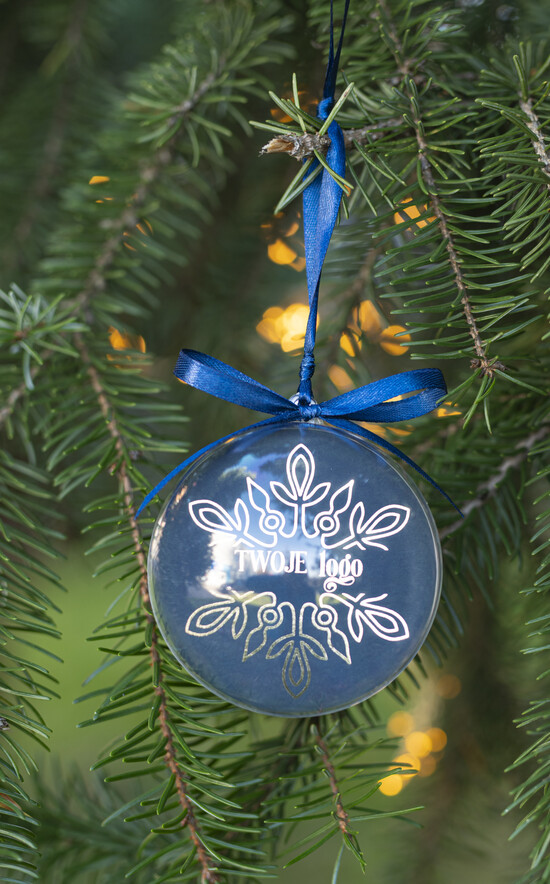 drobne prezenty dla firm Bombki ZAWIESZKI na choinkę Prezent Biznesowy Na Święta Bombka z Logo Choinka z logo dla firm idealny upominek B2B 03/przezBomB/swieta