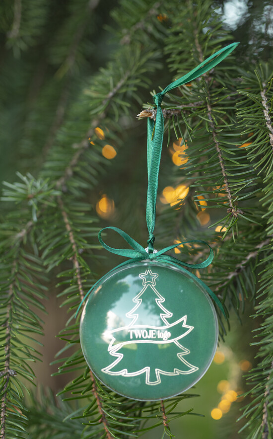 drobne prezenty dla firm Bombki ZAWIESZKI na choinkę Prezent Biznesowy Na Święta Bombka choinka z Logo Choinka z logo dla firm idealny upominek dla firm  11/przezBomB/swieta