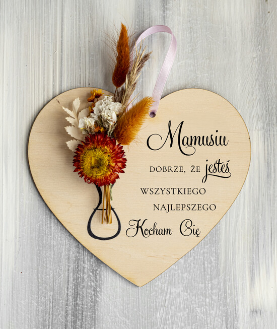 Prezenty dla Mamy flowerboxy, box ze słodyczami  tabliczka z życzeniami do powieszenia na dzień Mamy prezent dla Mamy z okazji dnia Matki, kwiaty pre 05/DrFB/Mama