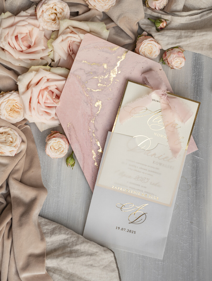 Zaproszenia ślubne Złote Glamour złote marmurowe zaproszenia na ślub, zaproszenia ślubne złote glamour marmurowe zaproszenie na ślub, zaproszenia ślubne z jedwabną wstążka 9