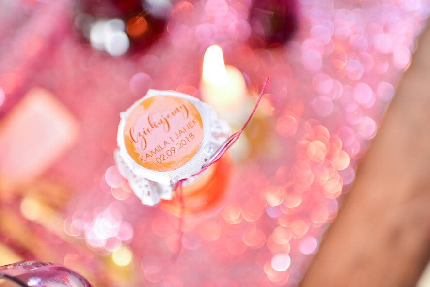 Podziękowania dla Gości Weselnych Miody i słoiczki Nutella prezenciki dla gości weselnych, maly sloiczek miodu1