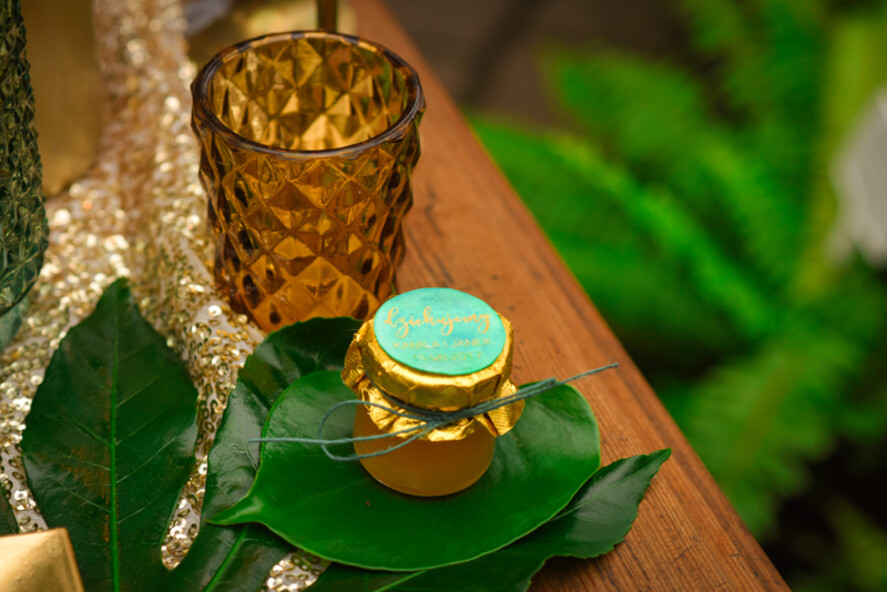 Podziękowania dla Gości Weselnych Miody i słoiczki Nutella upominki podziękowania za przybycie po ślubie, miód pszczeli w słoiczku1