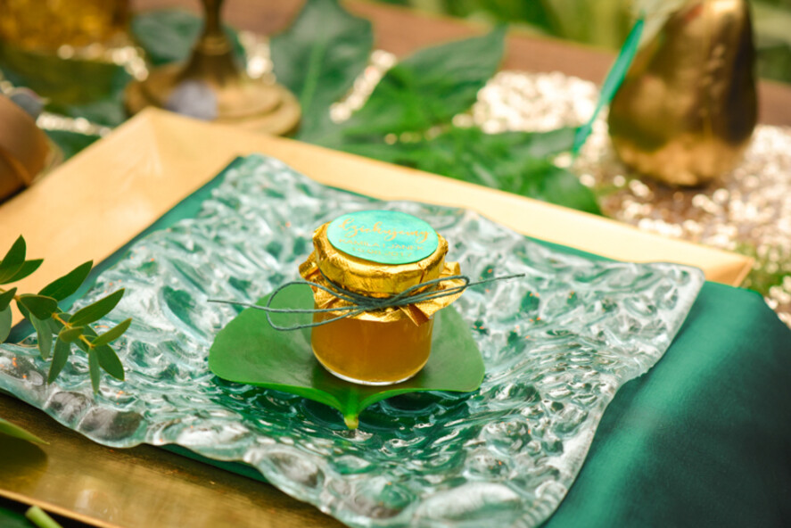 Podziękowania dla Gości Weselnych Miody i słoiczki Nutella upominki podziękowania za przybycie po ślubie, miód pszczeli w słoiczku0