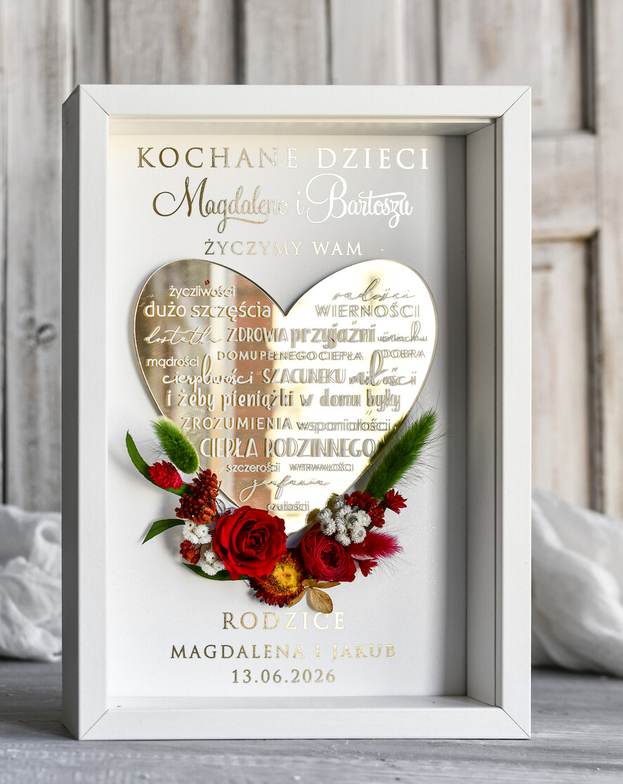 Przysięga Małżeńska  Błogosławieństwo od Rodziców Błogosławieństwo od Rodziców rama kwiaty błogosławieństwo od Rodziców dla pary młodej wydruk na złotym sercu5