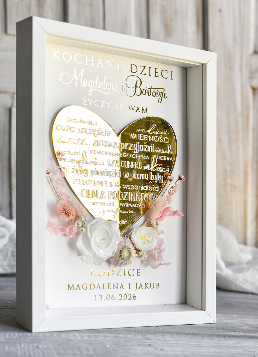 Przysięga Małżeńska  Błogosławieństwo od Rodziców Błogosławieństwo od Rodziców błogosławieństwo od Rodziców dla pary młodej wydruk na złotym sercu3