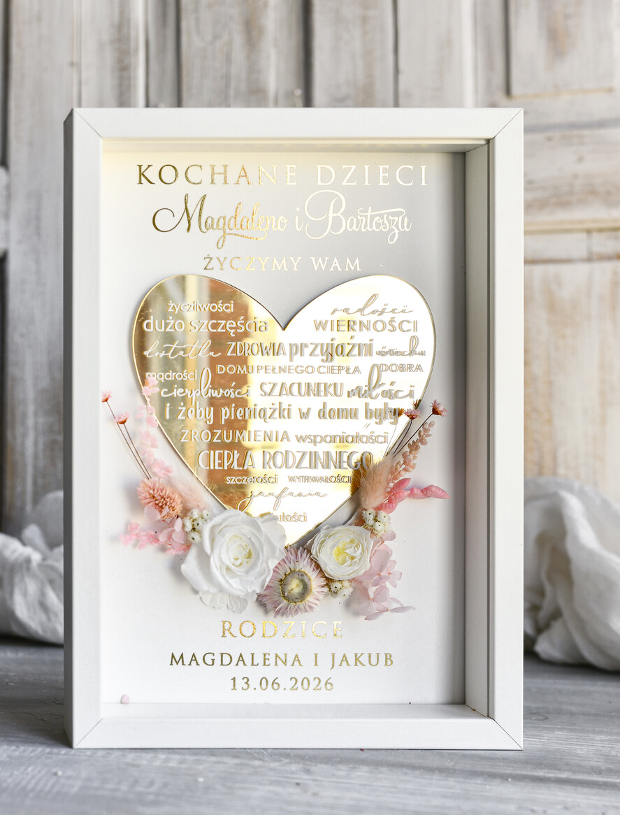 Przysięga Małżeńska  Błogosławieństwo od Rodziców Błogosławieństwo od Rodziców błogosławieństwo od Rodziców dla pary młodej wydruk na złotym sercu5