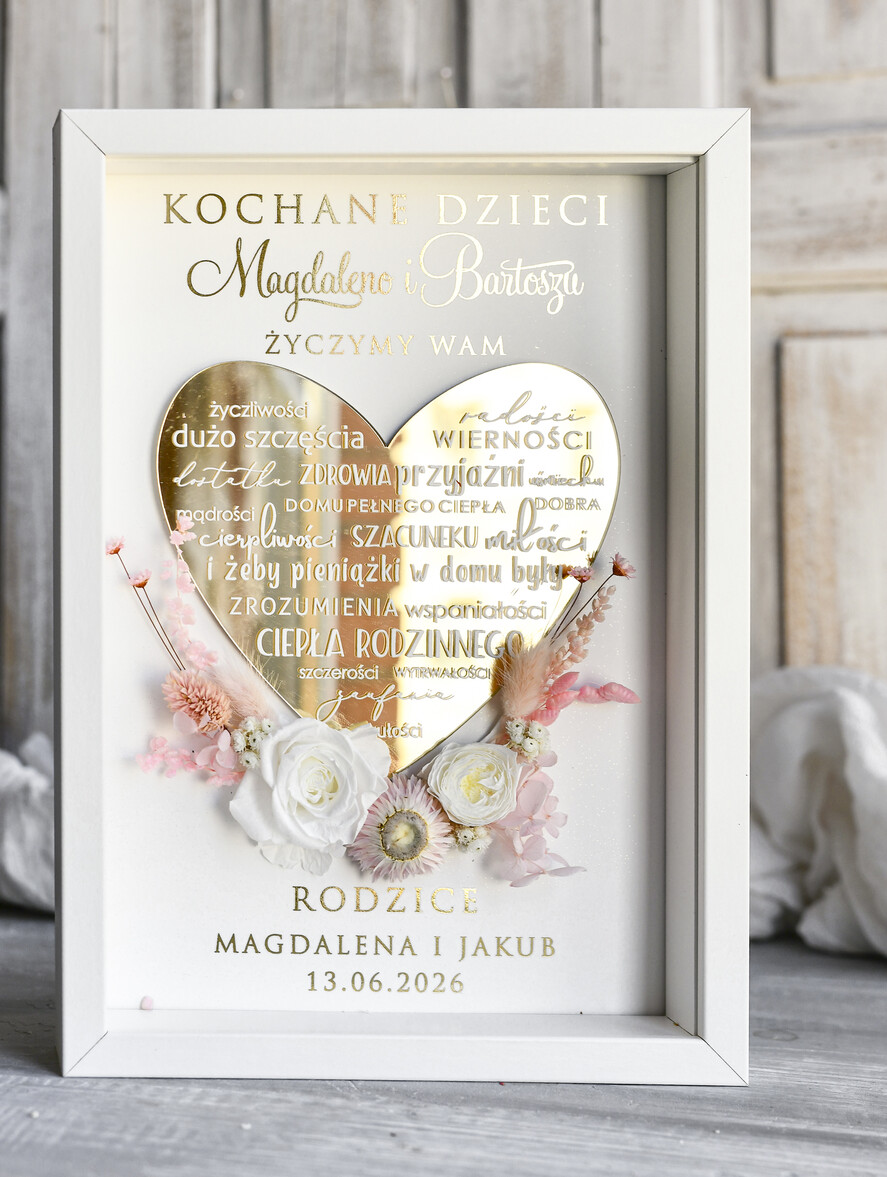 Przysięga Małżeńska  Błogosławieństwo od Rodziców Błogosławieństwo od Rodziców błogosławieństwo od Rodziców dla pary młodej wydruk na złotym sercu6