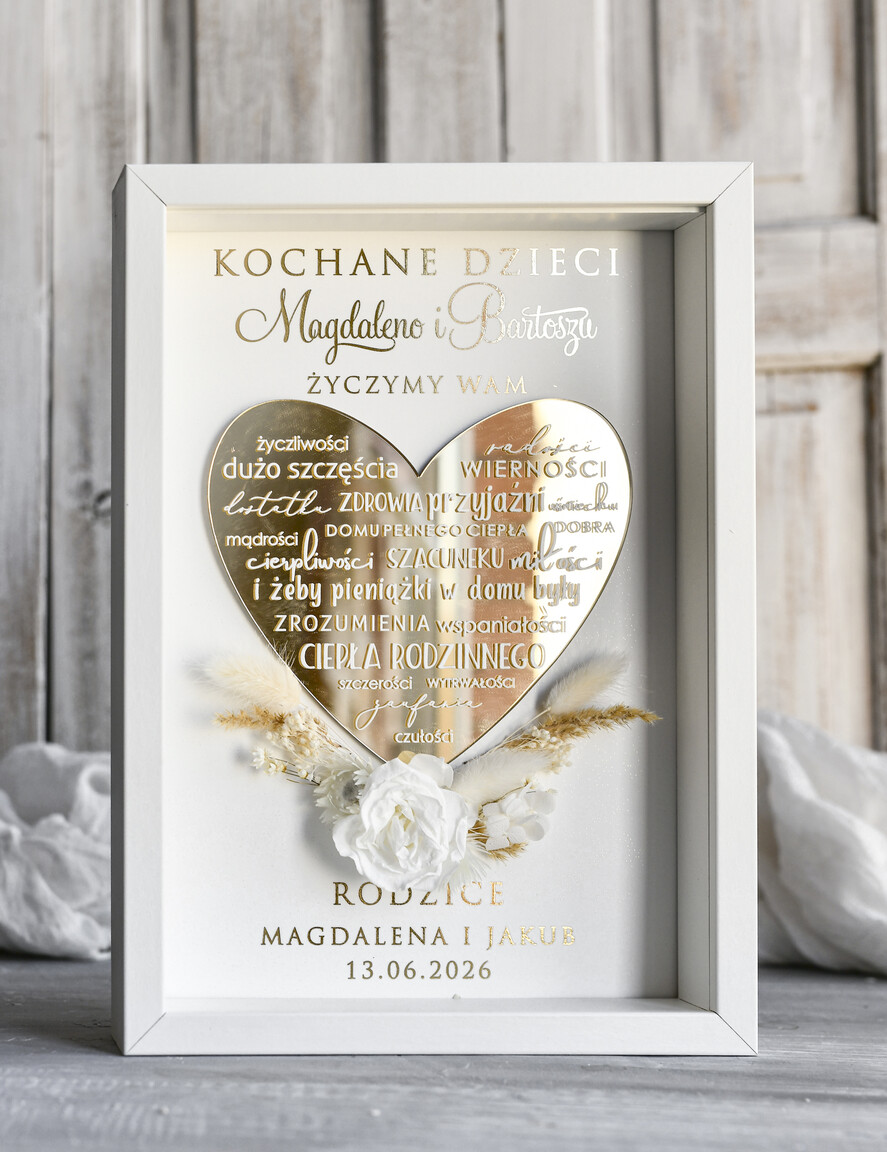 Przysięga Małżeńska  Błogosławieństwo od Rodziców Błogosławieństwo od Rodziców rama kwiaty błogosławieństwo od Rodziców dla pary młodej wydruk na złotym sercu4