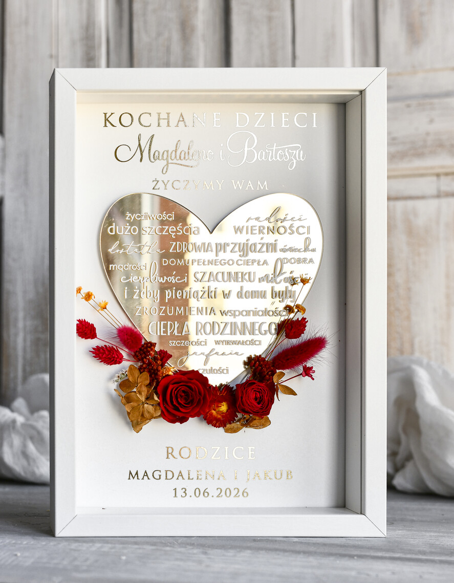 Przysięga Małżeńska  Błogosławieństwo od Rodziców Błogosławieństwo od Rodziców błogosławieństwo od Rodziców dla pary młodej wydruk na złotym sercu3
