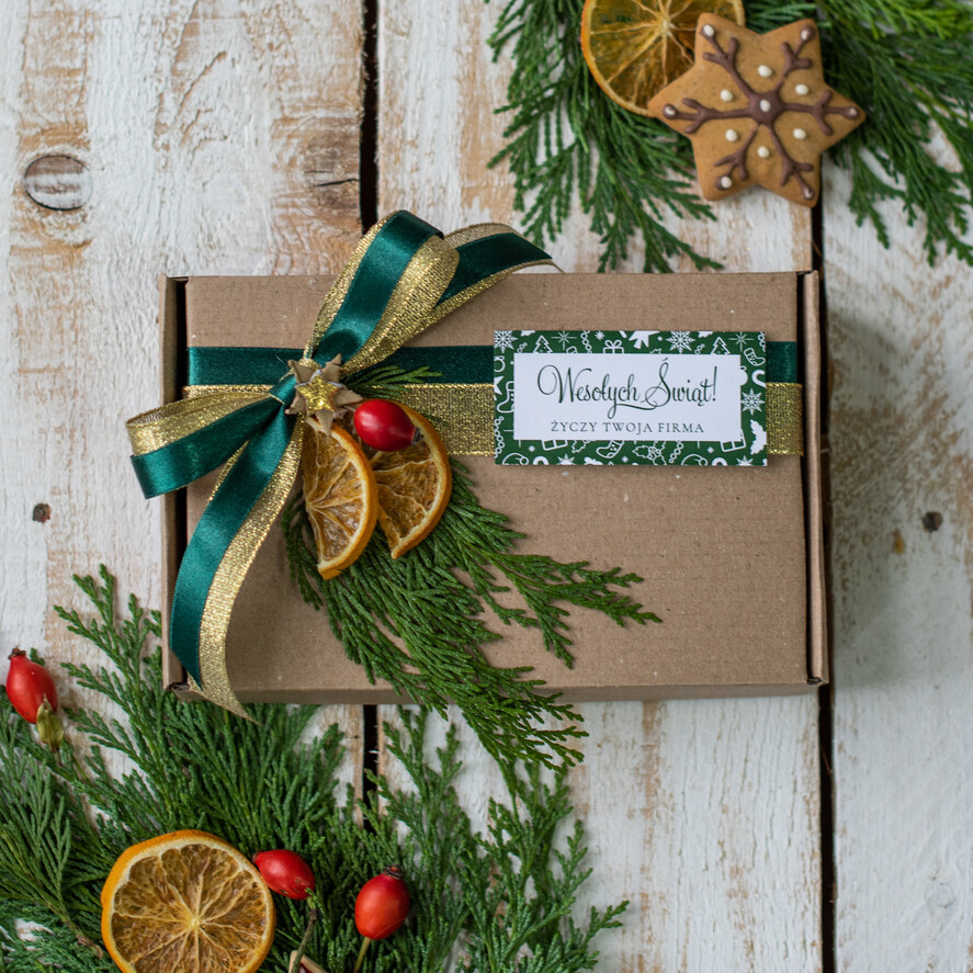 Prezenty oferta dla Firm kawa  herbata miód zestaw na święta zestaw świąteczny dla firm pudełko z herbatą i kawą    2