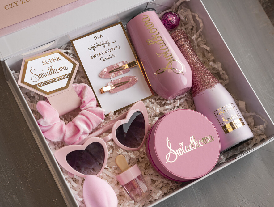Prezenty dla świadków boxy prezentowy dla Świadkowej, prośba o świadkowanie  Prośba o świadkowanie pomysł na prezent dla świadkowej, box kosmetyczny dla świadkowej i druhny, oryginalny prezent dla świadkowej 8