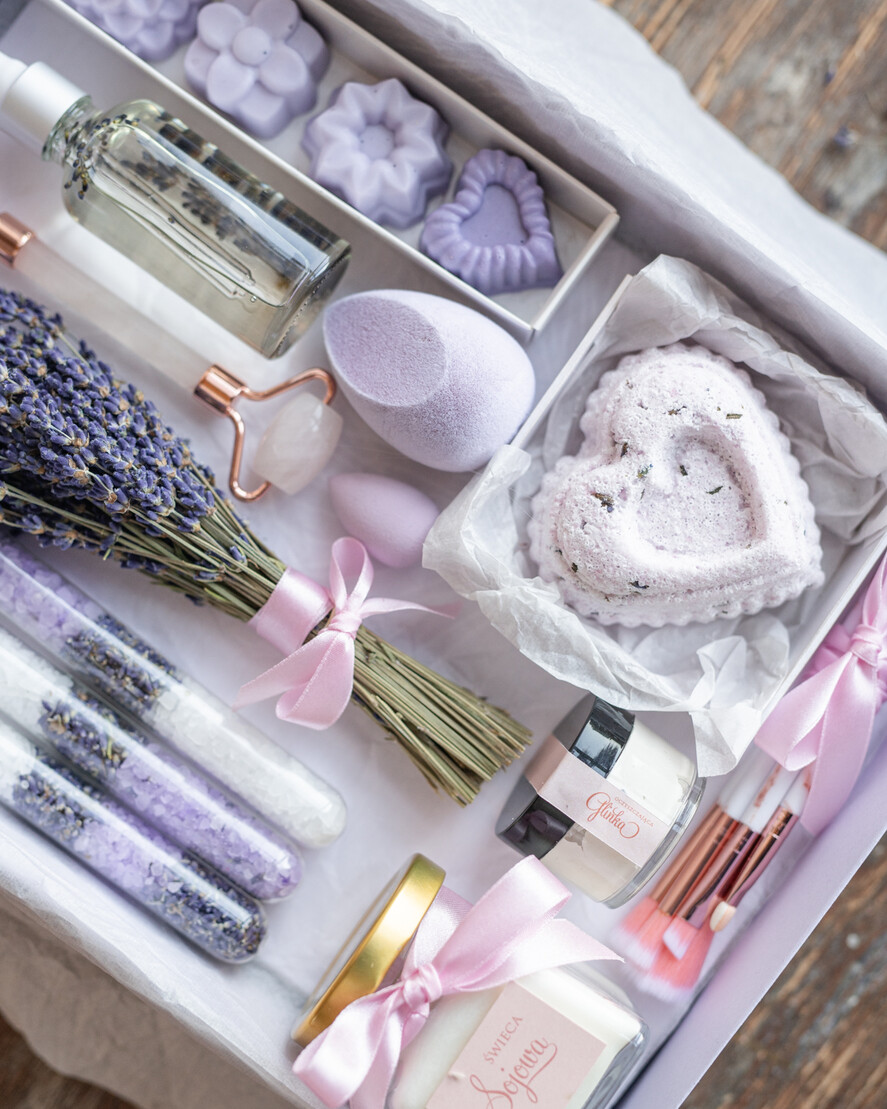 Prezenty dla świadków boxy prezentowy dla Świadkowej, prośba o świadkowanie  Czy zostaniesz moją Świadkową?- Jadeitowy Roller i Lawendowe kule Prośba o Świadkowanie - Prezent dla Świadkowej4