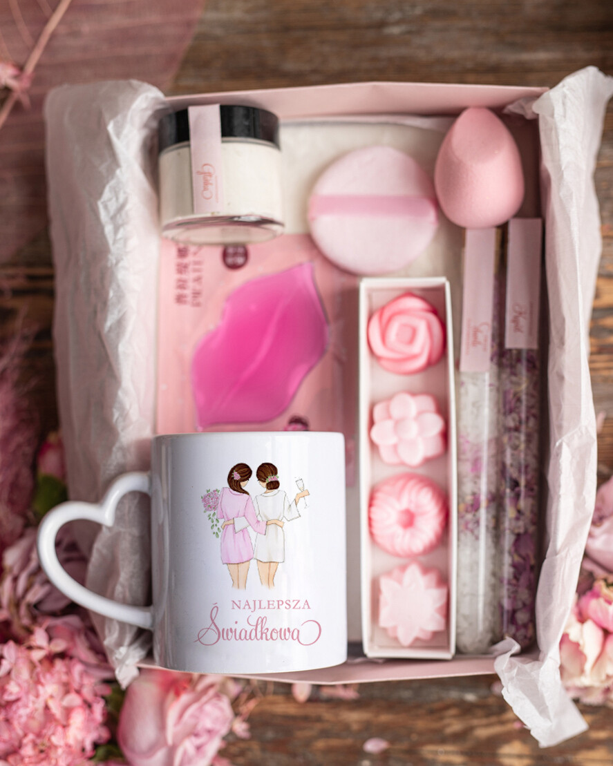 Prezenty dla świadków boxy prezentowy dla Świadkowej, prośba o świadkowanie   Zestaw Kosmetyków Czy zostaniesz moją Świadkową?-Kubek  i Kosmetyki Prezent Dla Świadkowej Prośba o Świadkowanie 1