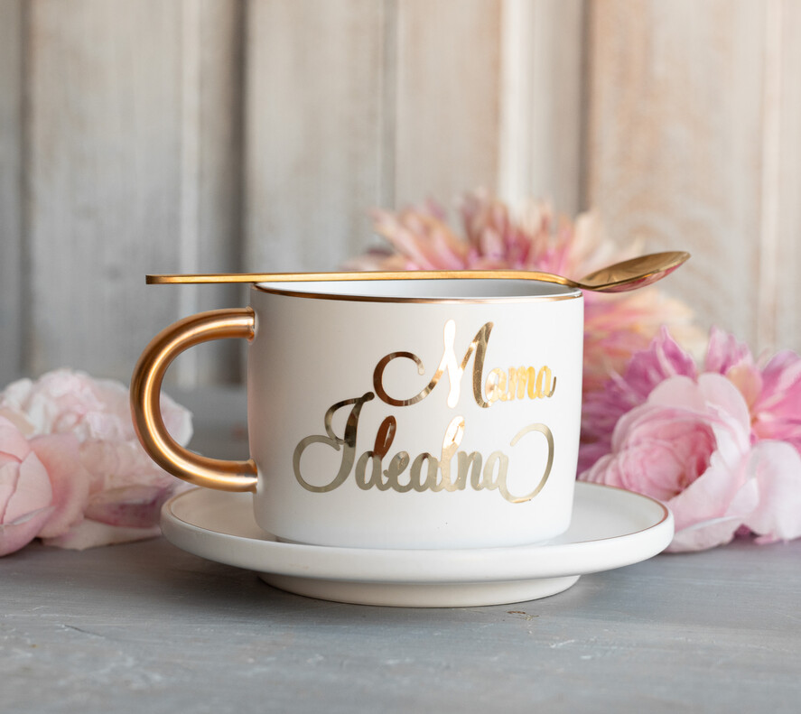 Prezenty dla Mamy zestawy w welurowych i ozdobnych pudełkach  Pomysł na prezent z okazji Dnia Mamy, jaki prezent kupić na Dzień Mamy, boxy prezentowe dla mamy, zestawy prezentowe dla Mamy z filiżanką 2