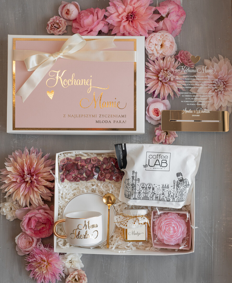 Prezenty, Podziękowania dla Mamy  zestawy z kubkiem lub filiżanką   pomysł na podziękowania dla Mamy, podziękowanie dla Mamy na weselu, box prezentowy dla mamy, zestawy prezentowe dla Mamy z filiżanką 0