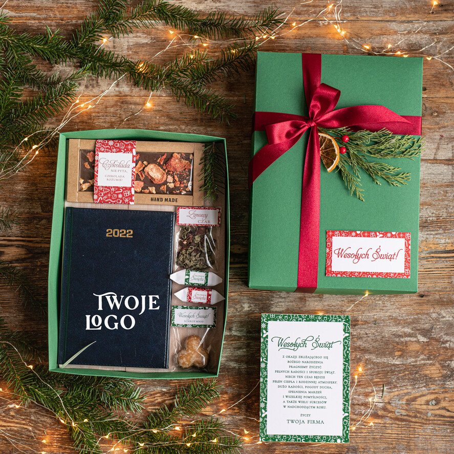 Prezenty oferta dla Firm kalendarze  Gadżety świąteczne dla klientów, kalendarz książkowy A5 dzienny Prezent firmowy dla Klientów z logo0