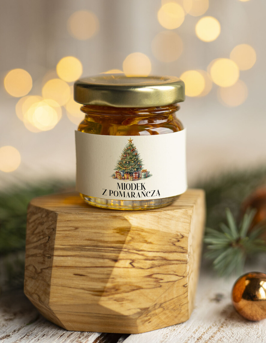 Prezenty oferta dla Firm MIODY KONFITURY SOKI Drobne prezenty dla firm miód z pomarańczą, drobne upominki na święta dla pracowników, świąteczne miody 0