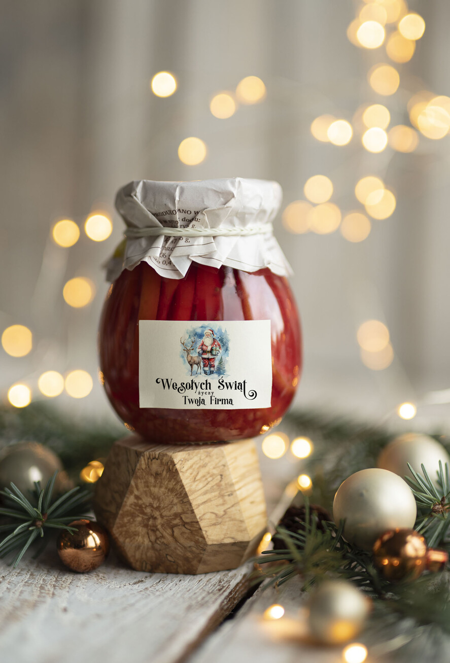 Prezenty oferta dla Firm MIODY KONFITURY SOKI Drobne prezenty świąteczne dla klientów biznesowych, Cytryny w syropie prezent biznesowy z logo1