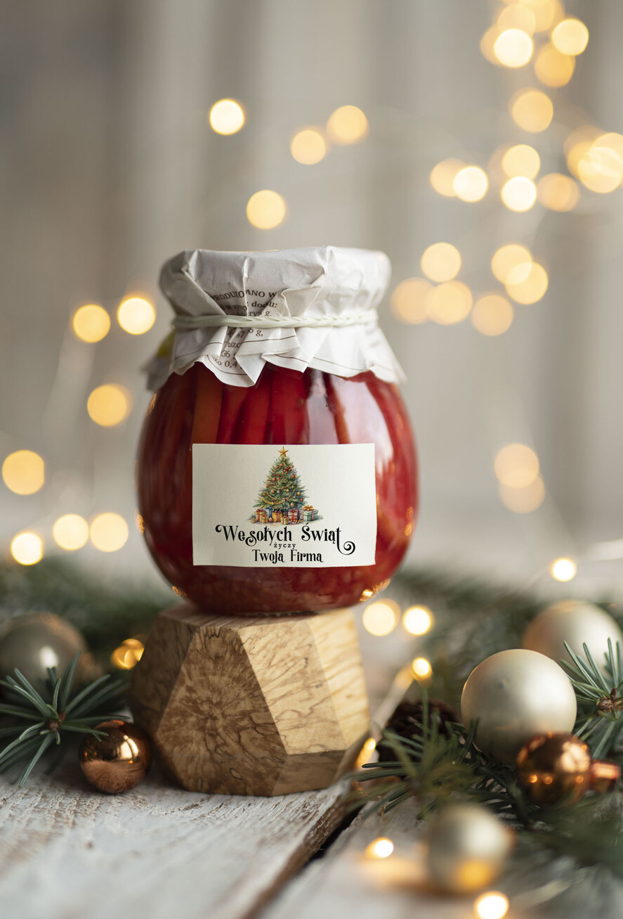 Prezenty oferta dla Firm MIODY KONFITURY SOKI Drobne prezenty świąteczne dla klientów biznesowych, Cytryny w syropie prezent biznesowy z logo1