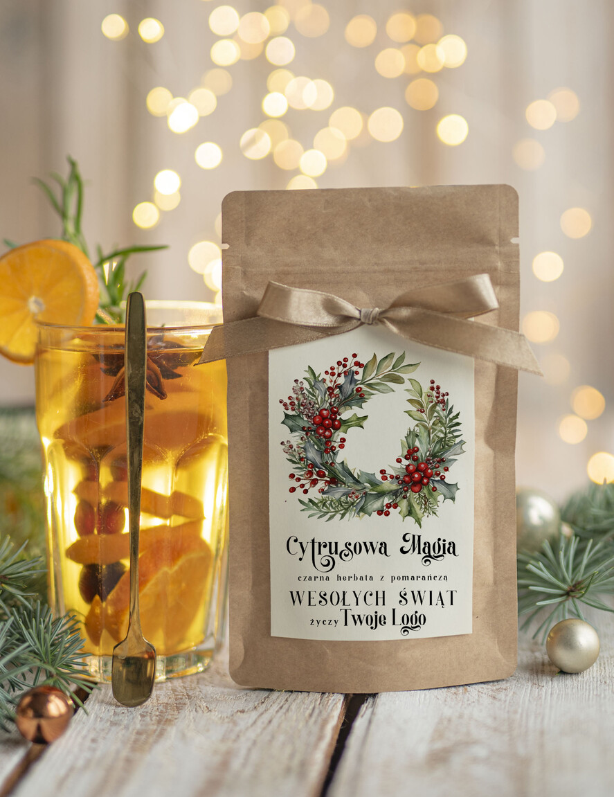 Prezenty oferta dla Firm HERBATA KAWA herbata swiateczna prezent, Upominki firmowe na Boże Narodzenie herbata z pomarańczą, Herbata świąteczna drobne prezenty na święta dla pracowników, bożonarodzeniowy prezent herbata świateczna0