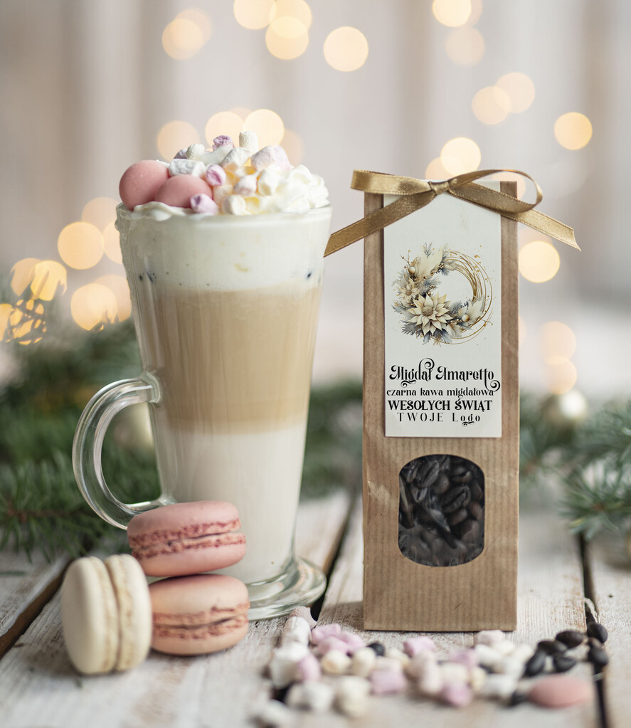 Prezenty oferta dla Firm HERBATA KAWA Drobne prezenty dla firm na boże narodzenie kawa ameretto, drobne upominki na święta dla pracowników, świąteczna kawa dla pracowników i kontrahentów0