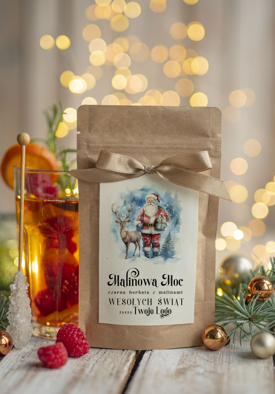 Prezenty oferta dla Firm HERBATA KAWA herbata swiateczna prezent, Upominki firmowe na Boże Narodzenie czarna herbata malinowa, Herbata świąteczna drobne prezenty na święta dla pracowników, bożonarodzeniowy prezent herbata świateczna0