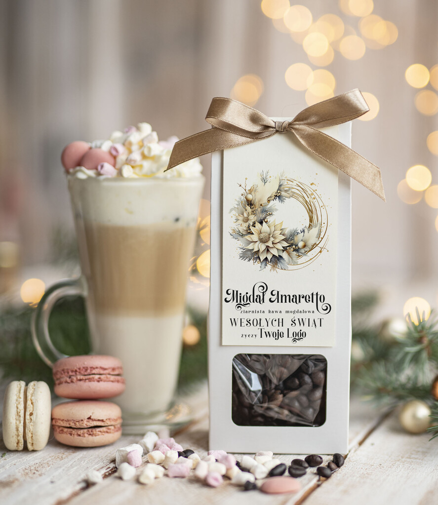 Prezenty oferta dla Firm HERBATA KAWA Drobne prezenty dla firm na boże narodzenie kawa ameretto, drobne upominki na święta dla pracowników, świąteczna kawa dla pracowników i kontrahentów0