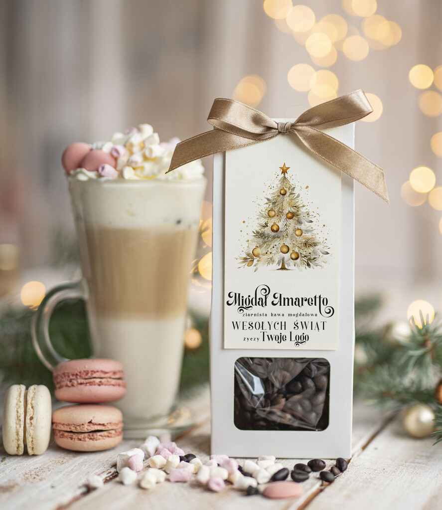 Prezenty oferta dla Firm HERBATA KAWA Drobne prezenty dla firm na boże narodzenie kawa ameretto, drobne upominki na święta dla pracowników, świąteczna kawa dla pracowników i kontrahentów0