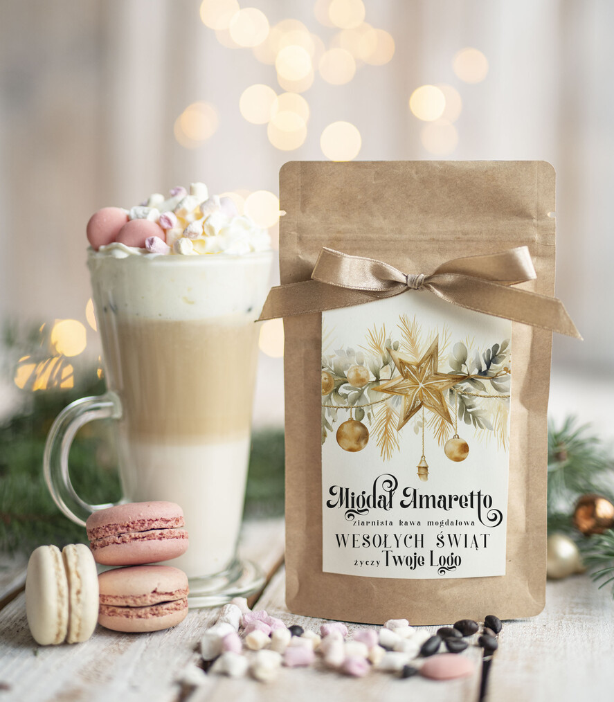 Prezenty oferta dla Firm HERBATA KAWA Drobne prezenty dla firm na boże narodzenie kawa ameretto, drobne upominki na święta dla pracowników, świąteczna kawa dla pracowników i kontrahentów0