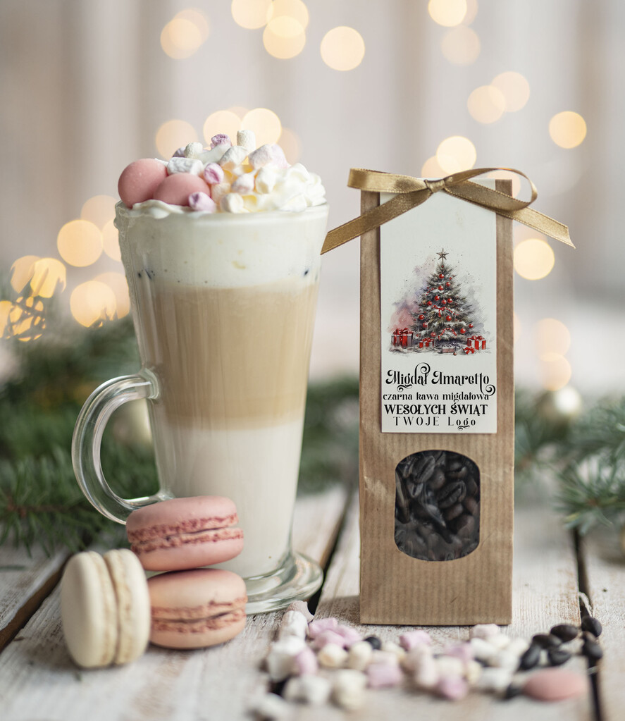 Prezenty oferta dla Firm HERBATA KAWA Drobne prezenty dla firm na boże narodzenie kawa ameretto, drobne upominki na święta dla pracowników, świąteczna kawa dla pracowników i kontrahentów0