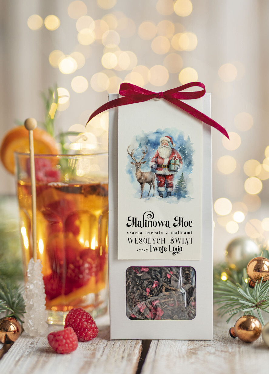 Prezenty oferta dla Firm HERBATA KAWA herbata swiateczna prezent, Upominki firmowe na Boże Narodzenie czarna herbata malinowa, Herbata świąteczna drobne prezenty na święta dla pracowników, bożonarodzeniowy prezent herbata świateczna0
