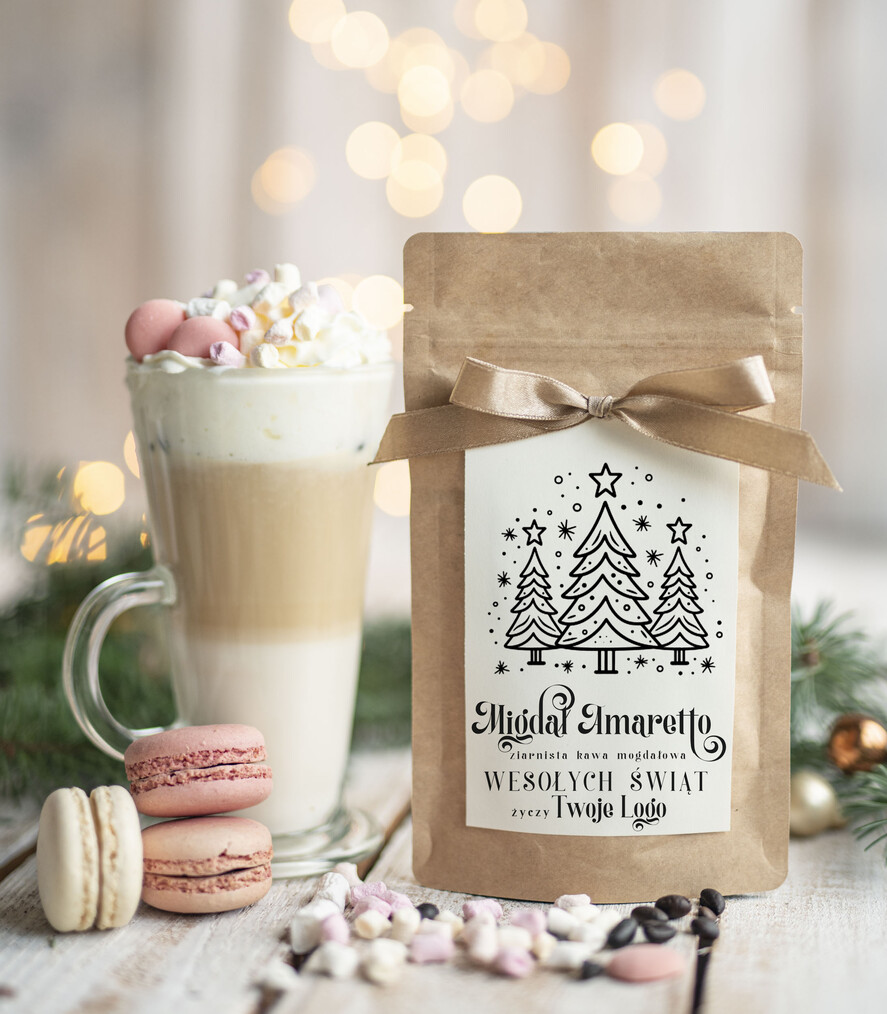 Prezenty oferta dla Firm HERBATA KAWA Drobne prezenty dla firm na boże narodzenie kawa ameretto, drobne upominki na święta dla pracowników, świąteczna kawa dla pracowników i kontrahentów0